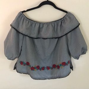 Off the shoulder top